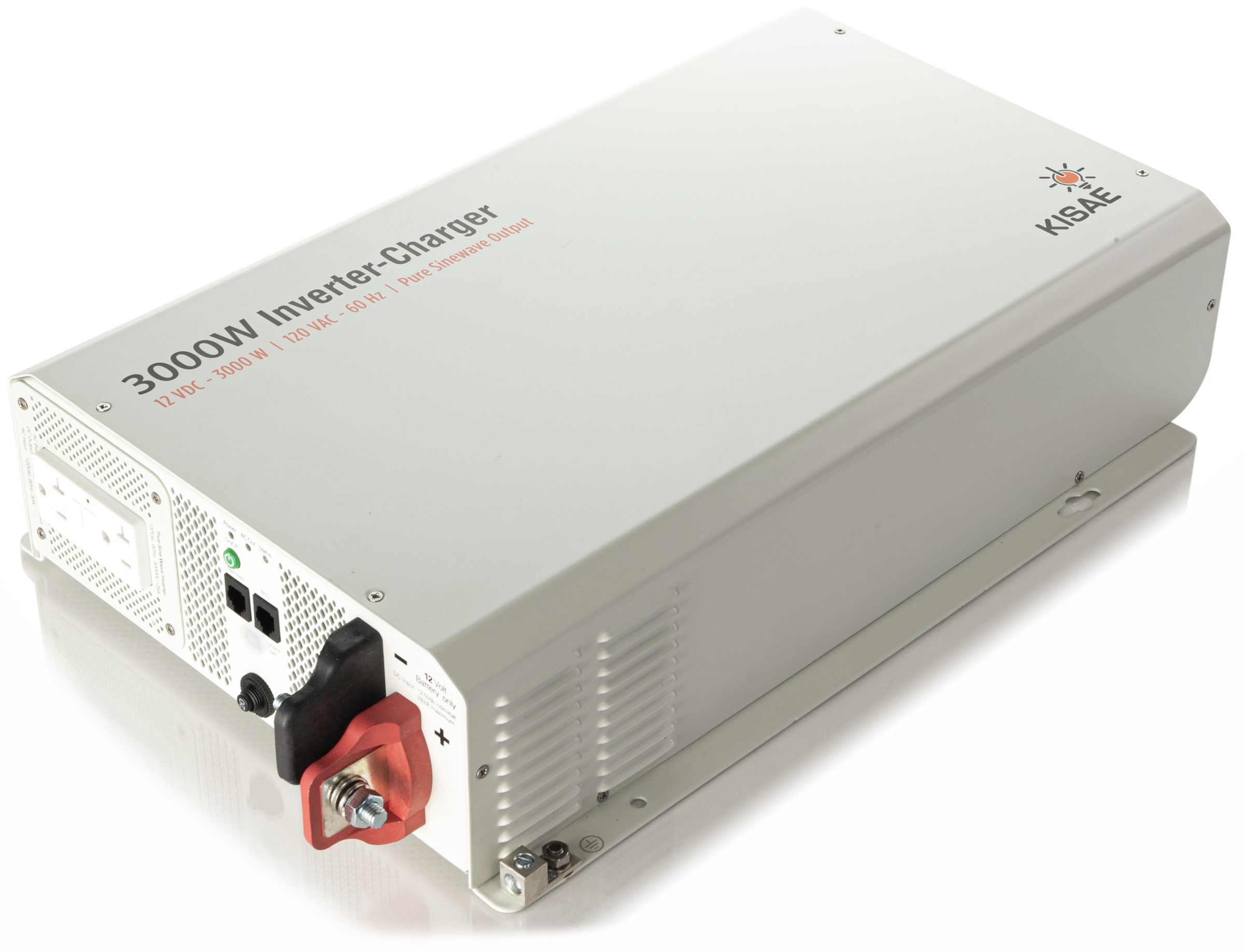 Oduleur/chargeur KISAE 12V 3000 Watts/120V 100A, sinus pure – Image 4