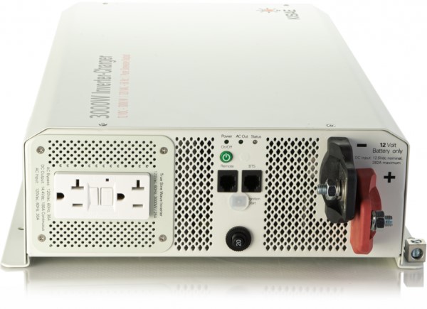 Oduleur/chargeur KISAE 12V 3000 Watts/120V 100A, sinus pure – Image 3