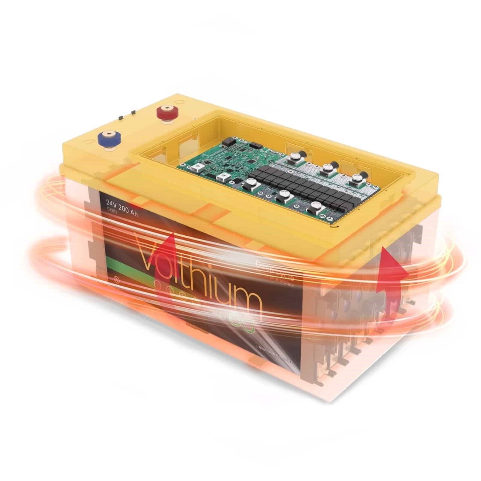BATTERIE 24V–200AH - AUTOCHAUFFANTE LITHIUM VOLTHIUM – Image 3